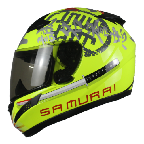 N-76 SAMURAI BLACK HI-VIZ YELLOW