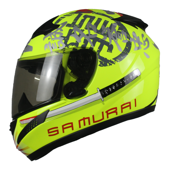 N-76 SAMURAI BLACK HI-VIZ YELLOW