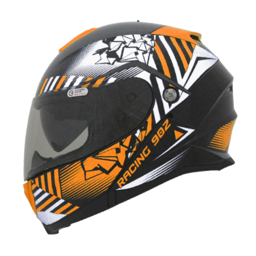 N-902 THUNDER BLACK ORANGE WHITE