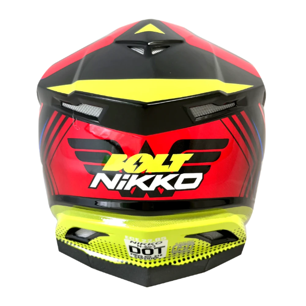 N-603 BOLT HI VIZ YELLOW RED - Image 4