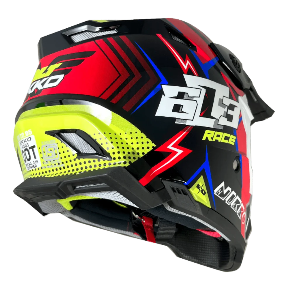 N-603 BOLT HI VIZ YELLOW RED - Image 3